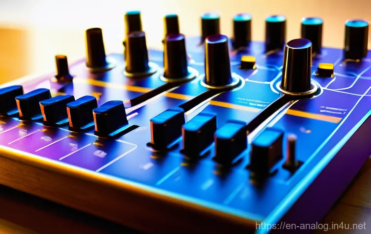 아날로그 오디오 필터 - **Prompt:** A vivid and ethereal representation of sound possessing a "soul," focusing on warmth and...